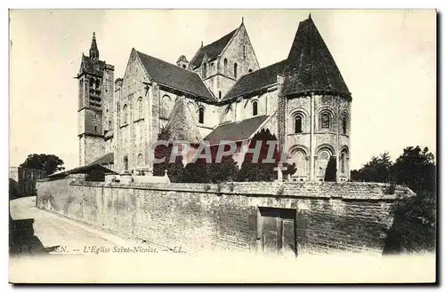 Ansichtskarte AK Caen L Eglise Saint Nicolas