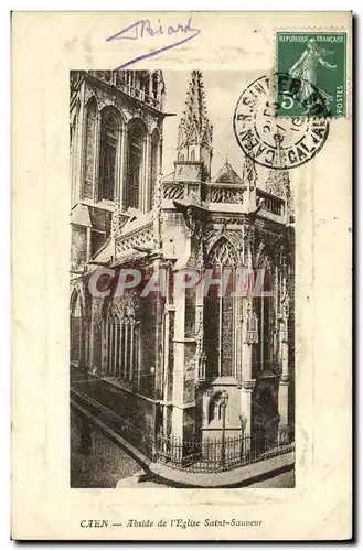 Cartes postales Caen Abside de L Eglise Saint Sauveur