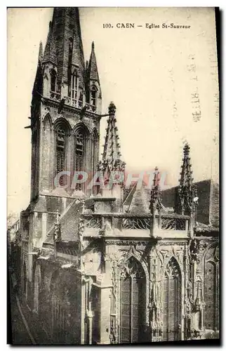 Ansichtskarte AK Caen L Eglise St Sauveur