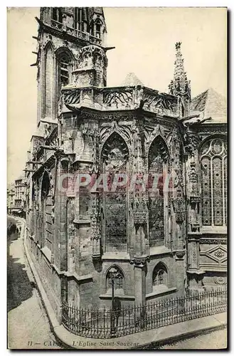 Ansichtskarte AK Caen L Eglise St Sauveur