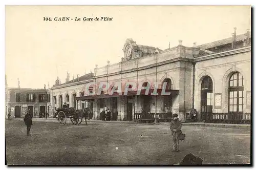 Cartes postales Caen La Gare de L Elat