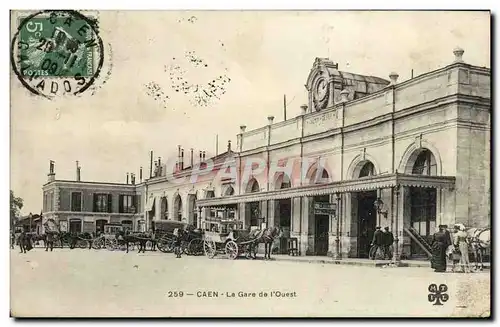 Cartes postales Caen La Gare de L Ouest