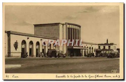 Cartes postales Caen Entree de la Gare