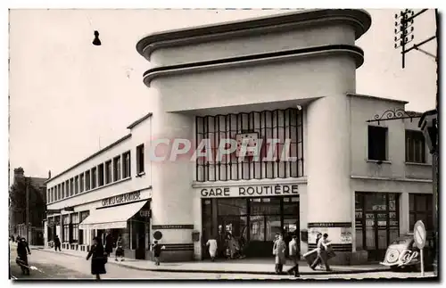 Cartes postales moderne Caen entree de la Gare Routiere