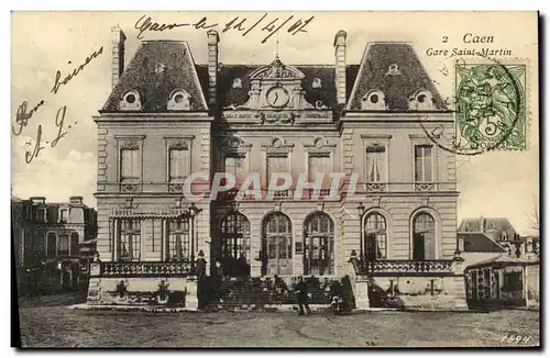 Cartes postales Caen La Gare Saint Martin