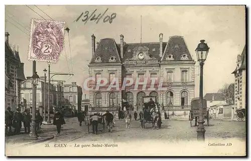 Cartes postales Caen La Gare Saint Martin