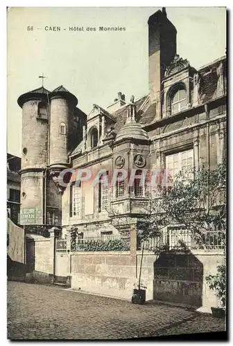 Cartes postales Caen Hotel De La Monnale