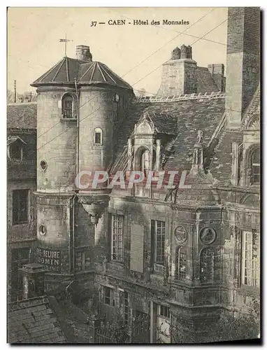 Cartes postales Caen Hotel des Monnaies