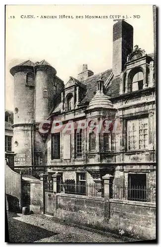 Cartes postales Caen L Ancien Hotel de la Monnale