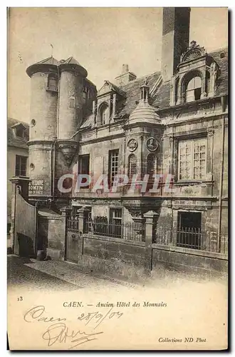 Ansichtskarte AK Caen L Ancien Hotel de la Monnaie