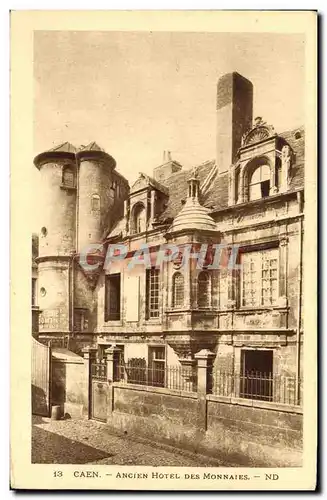 Cartes postales Caen L Ancien Hotel de la Monnaie