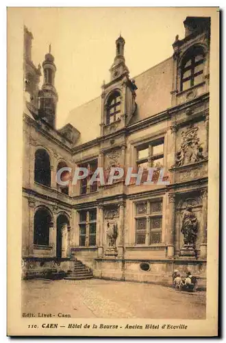 Cartes postales Caen Ancien Hotel d Ecoville de La Bourse