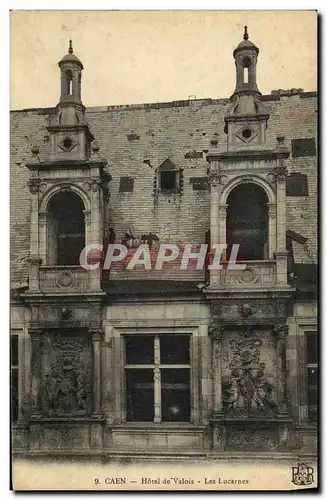 Ansichtskarte AK Caen Ancien Hotel de Valois Les Lucarnes