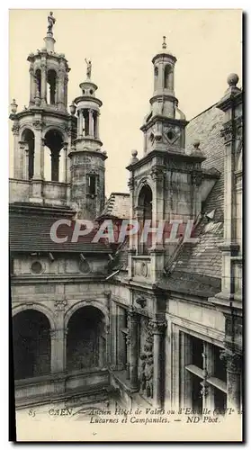 Cartes postales Caen L Ancien Hotel de Valois ou d Ecoville Lucarnes et Campaniles