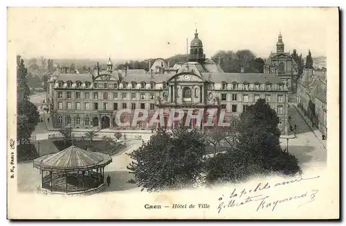 Cartes postales Caen Hotel de Ville