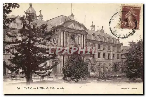 Cartes postales Caen L Hotel de Ville