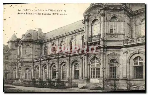 Ansichtskarte AK Caen Interieur de L Hotel de Ville Ancien seminaire des Eudistes