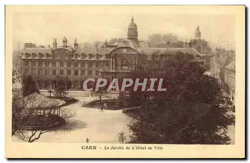 Ansichtskarte AK Caen Le Jardin de L Hotel de Ville