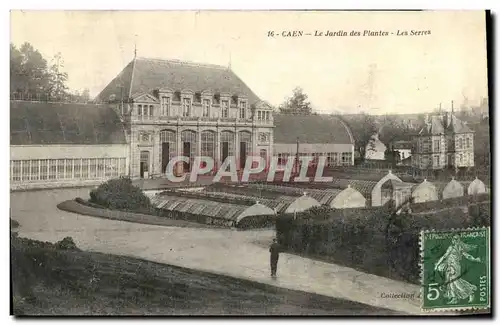 Cartes postales Caen Le Jardin des Plantes Les serres