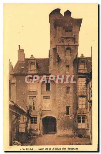 Cartes postales Caen Cour de la Maison des Quatrans