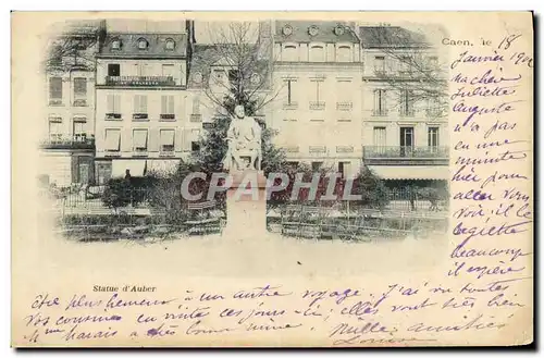 Cartes postales Caen Statue d Auber