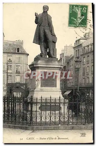 Ansichtskarte AK Caen Statue d Elie de Beaumont