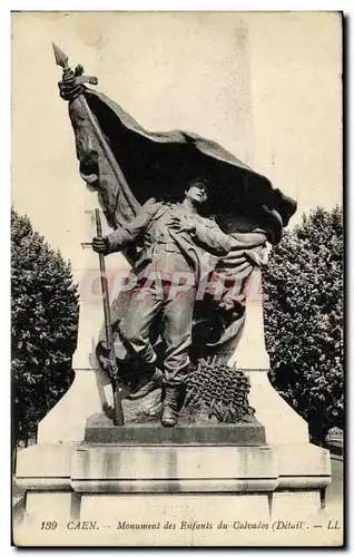 Ansichtskarte AK Caen Monument des Enfants du Calvados