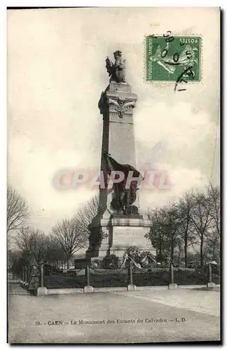 Cartes postales Caen Monument des Enfants du Calvados