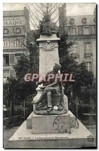 Cartes postales Caen Monument de Demolombe Place de la Republique