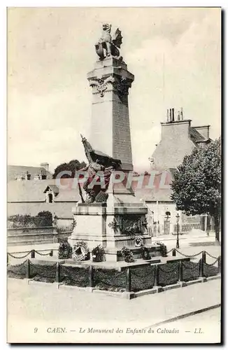 Ansichtskarte AK Caen Le Monument des Enfants du Calvados