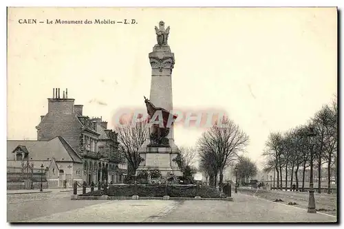 Ansichtskarte AK Caen Le Monument des Mobiles