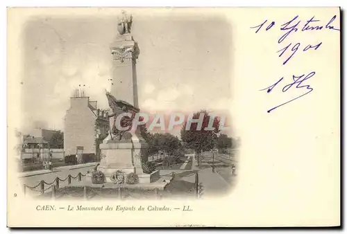 Cartes postales Caen Monument des Enfants du Calvados