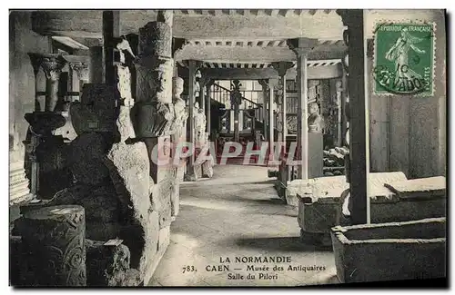 Cartes postales Caen Musee des Antiquaires Salle du Pilori