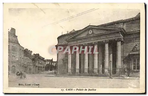 Ansichtskarte AK Caen Le Palais de Justice