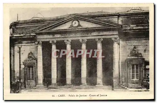 Ansichtskarte AK Caen Le Palais de Justice