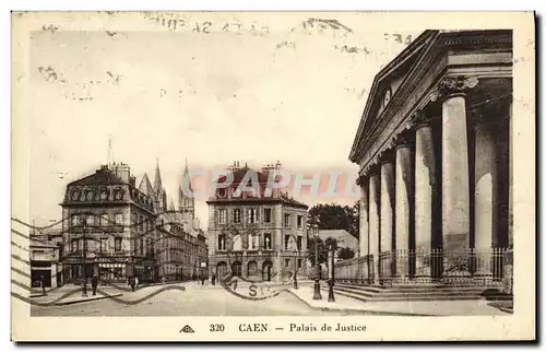 Ansichtskarte AK Caen Le Palais de Justice