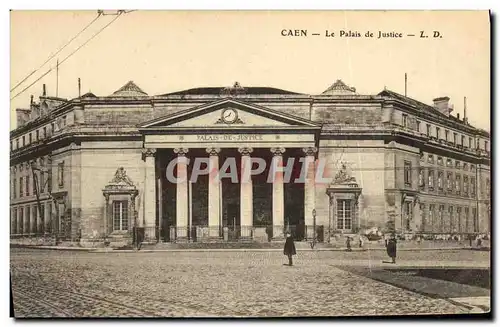 Ansichtskarte AK Caen Le Palais de Justice