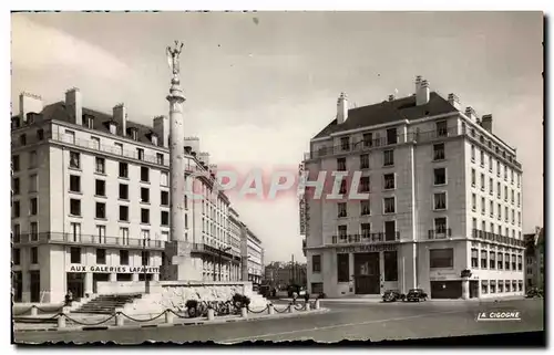 Moderne Karte Caen Place du 11 novembre Galeries Lafayette Hotel Malherbe