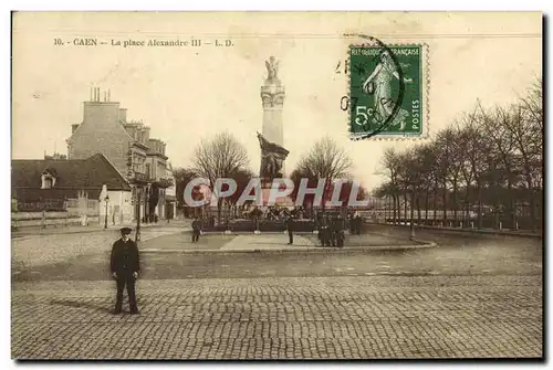 Cartes postales Caen La Place Alexandre III