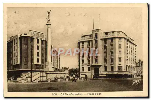 Cartes postales Caen Place Foch Beausejour