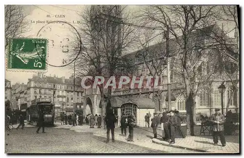 Cartes postales Caen La Place Saint Pierre