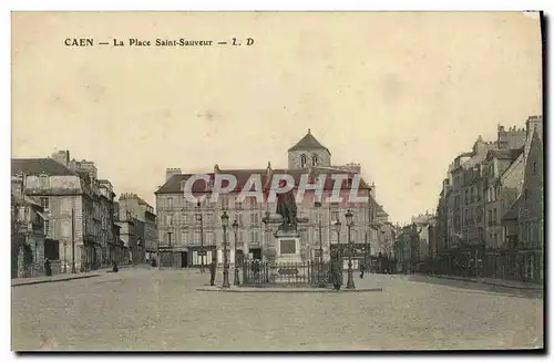 Cartes postales Caen Place saint Sauveur