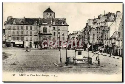 Ansichtskarte AK Caen Place Saint Sauveur