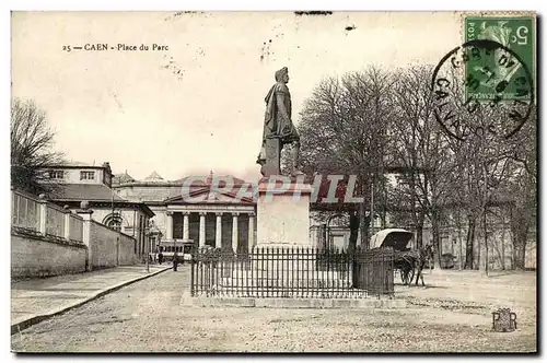 Ansichtskarte AK Caen La Place du Parc