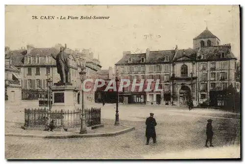 Ansichtskarte AK Caen La Place Saint Sauveur