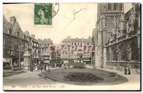 Cartes postales Caen Place Saint Pierre