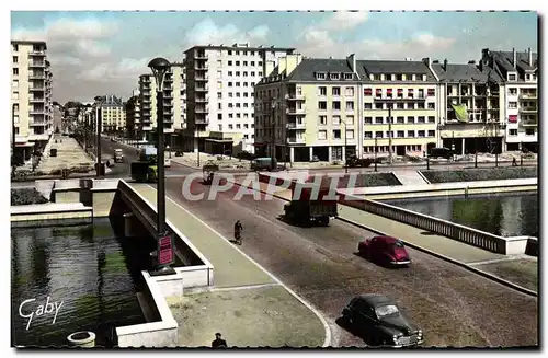 Cartes postales moderne Caen Le Pont Churchill et L Avenue du6 juin