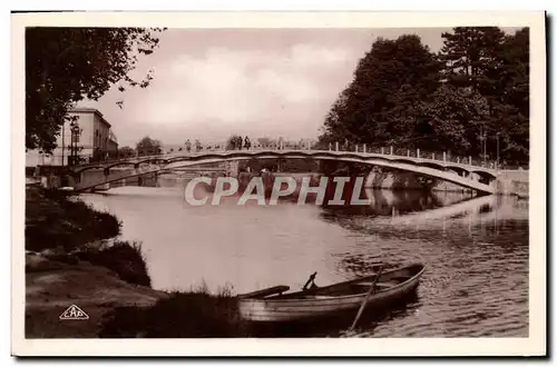 Cartes postales moderne Caen La nouvelle passerelle sur l Orne