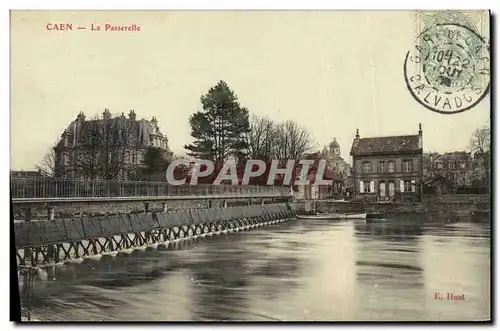 Ansichtskarte AK Caen La Passerelle