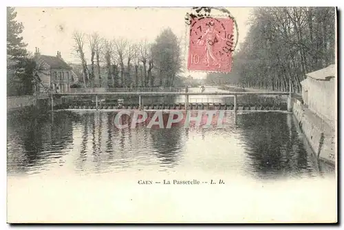 Ansichtskarte AK Caen La Passerelle